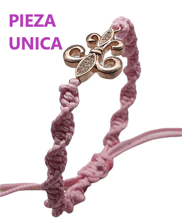 MACRAME ADN ROSA FLOR DE LIS