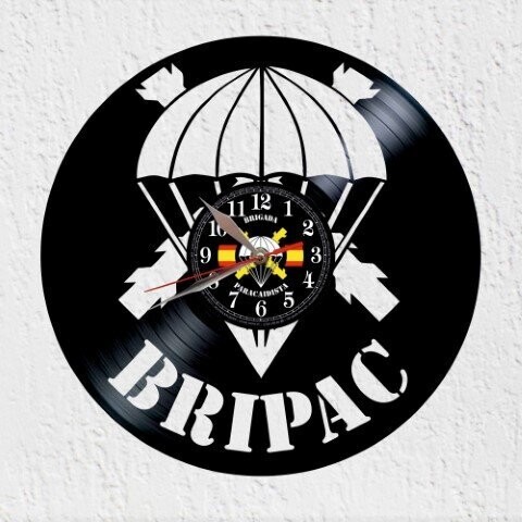 RELOJ DE VINILO ESCUDO DE LA BRIPAC