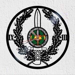 RELOJ DE VINILO ESCUDO COE