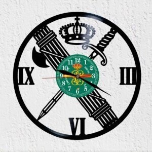 RELOJ DE VINILO ESCUDO DE LA GUARDIA CIVIL