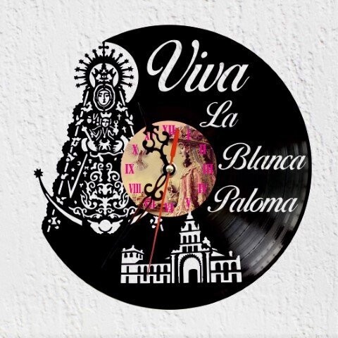 RELOJ DE VINILO VIRGEN DL ROCIO