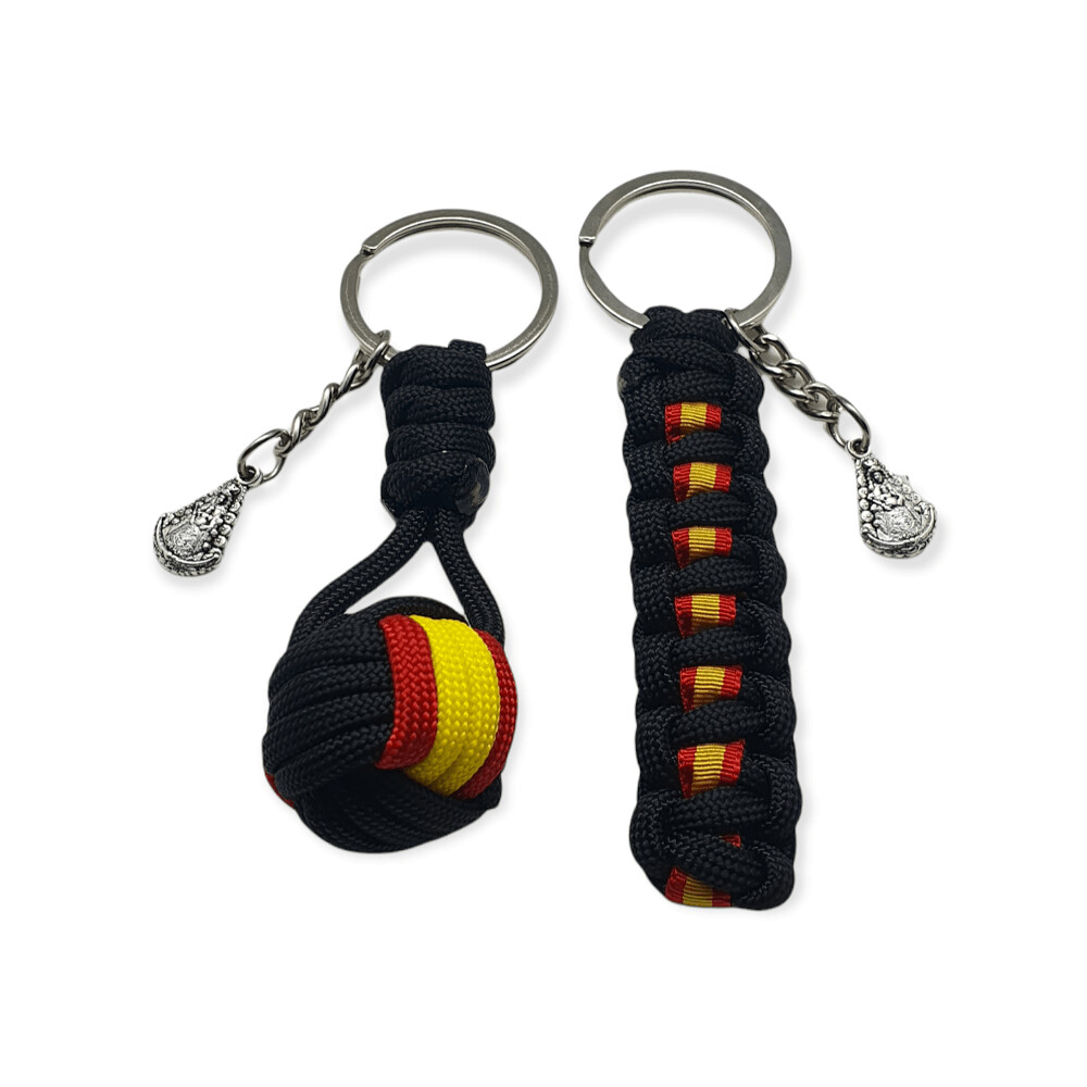 DUO LLAVEROS NEGRO VIRGEN DEL ROCIO.