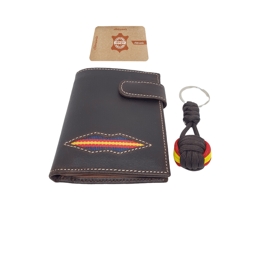CARTERA PIEL MARRON DE UBRIQUE