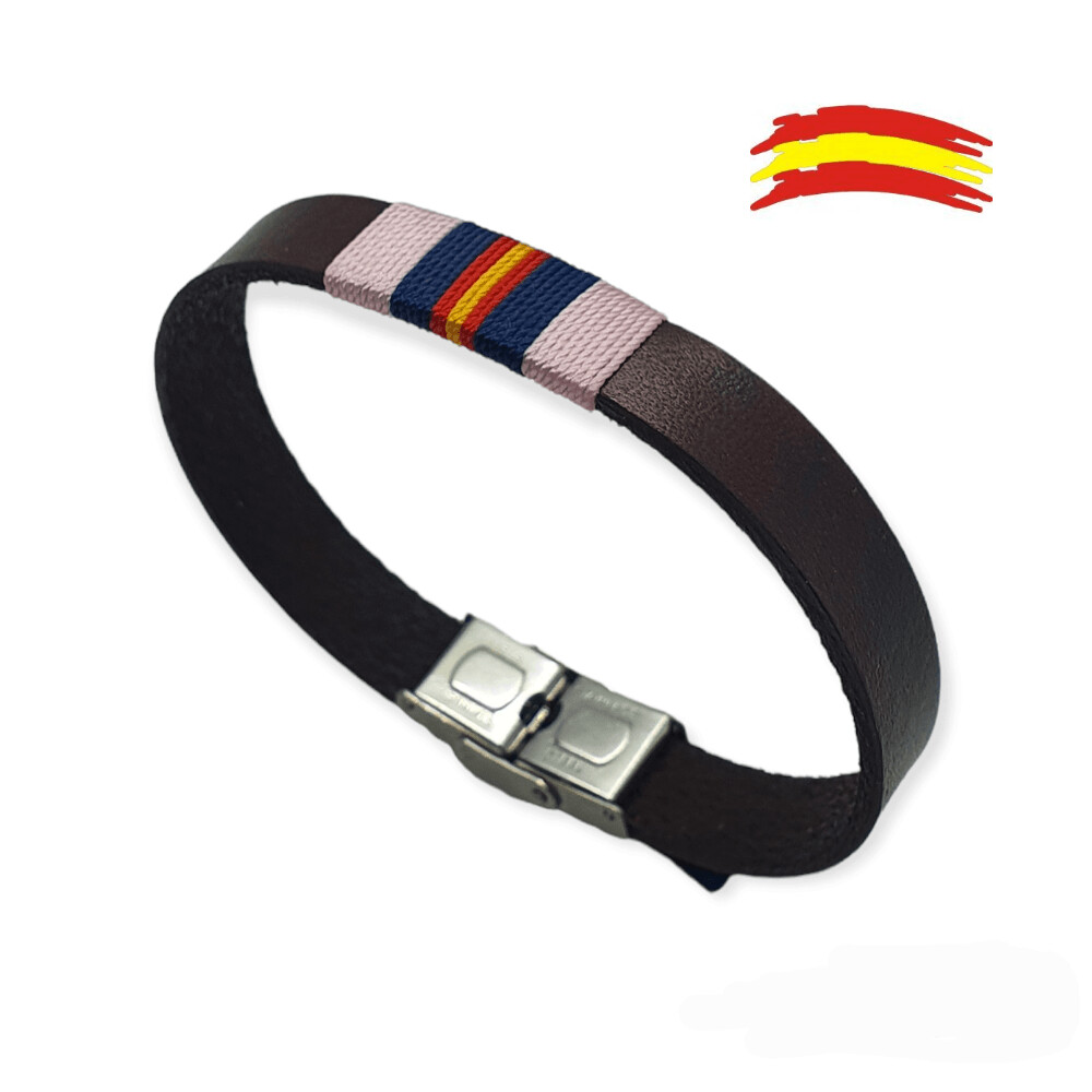 PIEL BANDERA ROSA TRENZADA