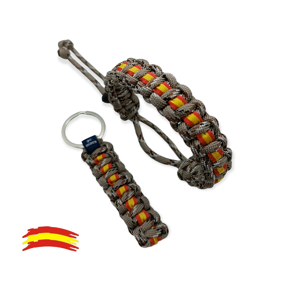 MIMETIZADO ARIDO PULSERA  AJUSTABLE Y LLAVERO