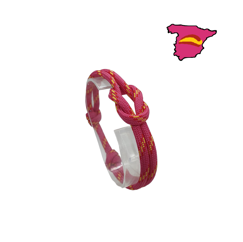 PARACORD NAUTICA ROSA AJUSTABLE