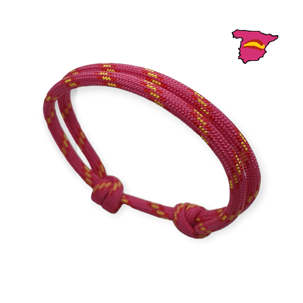 PULSERA AJUSTABLE ROSA