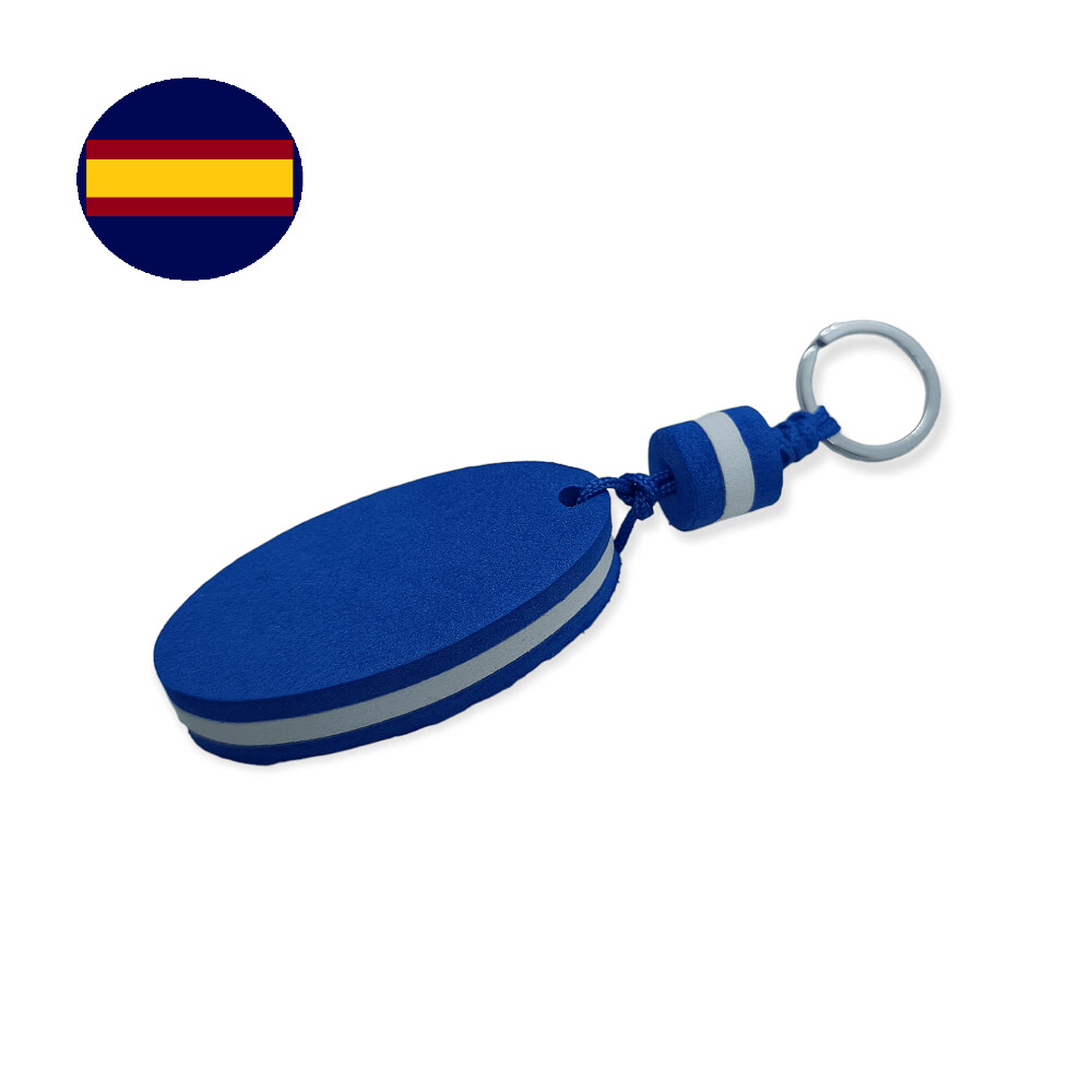 LLAVERO FLOTADOR AZUL