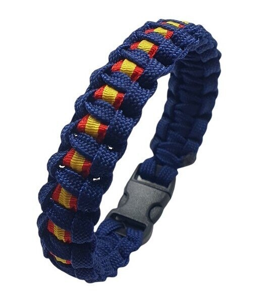 PULSERA FINA AZUL BANDERA