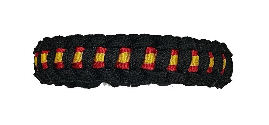 PULSERA COBRA ESPAÑA NEGRA