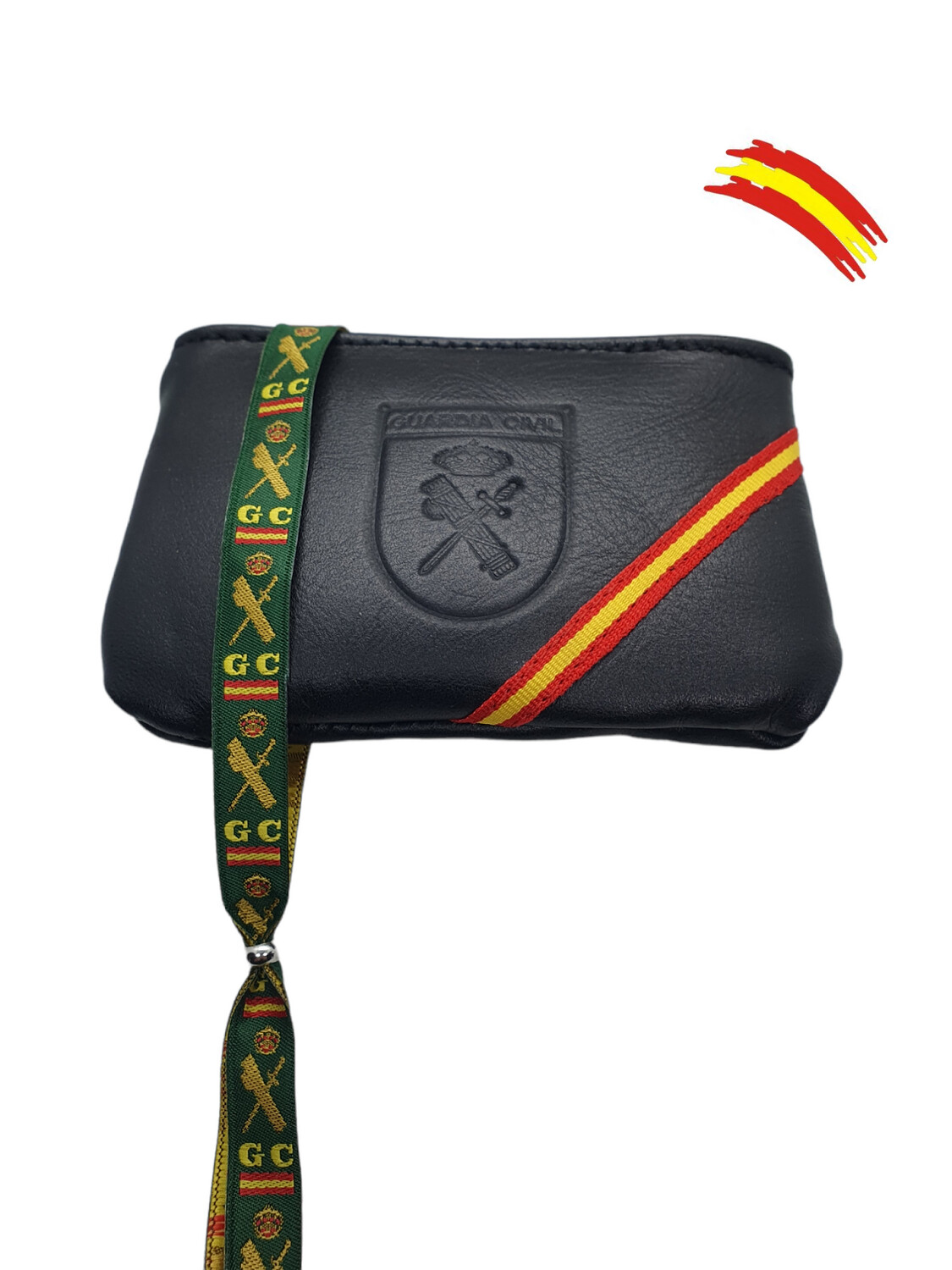 MONEDERO PIEL G,CIVIL NEGRO Y CINTA PULSERA