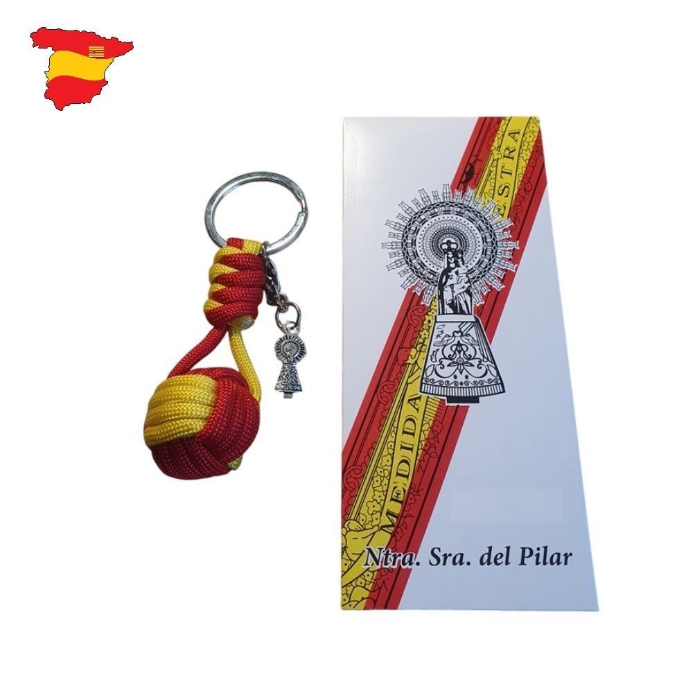 CINTA Y LLAVERO BOLA ESPAÑA EL PILAR