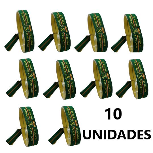 10 UNIDADES CINTA BORDADA  GUARDIA CIVIL