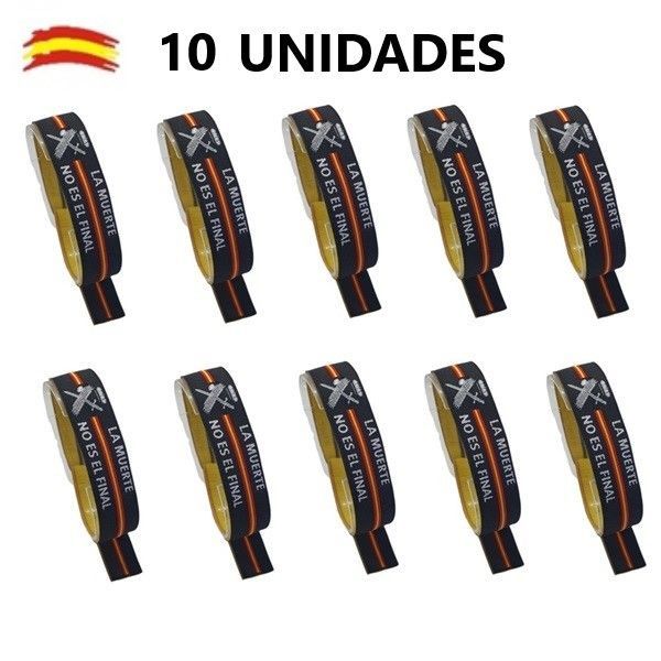 10 UNIDADES CINTA BORDADA LA MUERTE NO ES EL FINAL