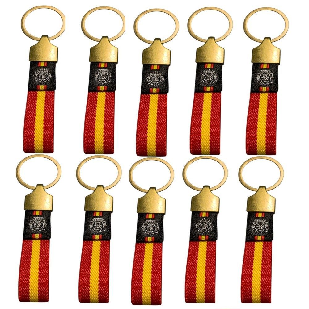 10 LLAVEROS ELASTICOS ESPAÑA CNP