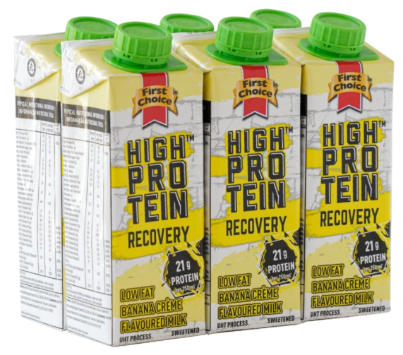 High-Protein Recovery Milk | Banana Crème Flavoured - 1 x 6 pack (250ml)