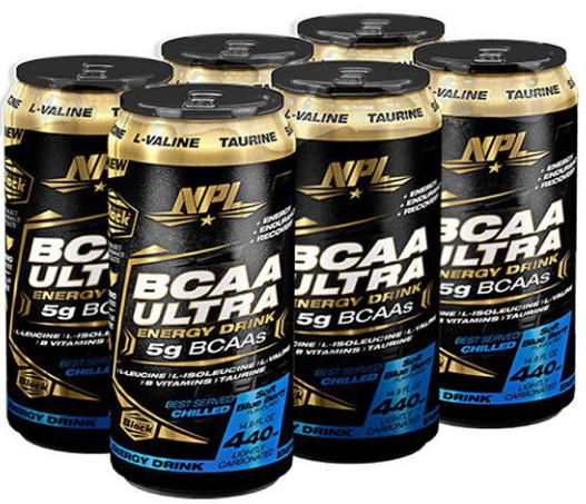 NPL BCAA 440ml Energy Drink - 6 x Pack