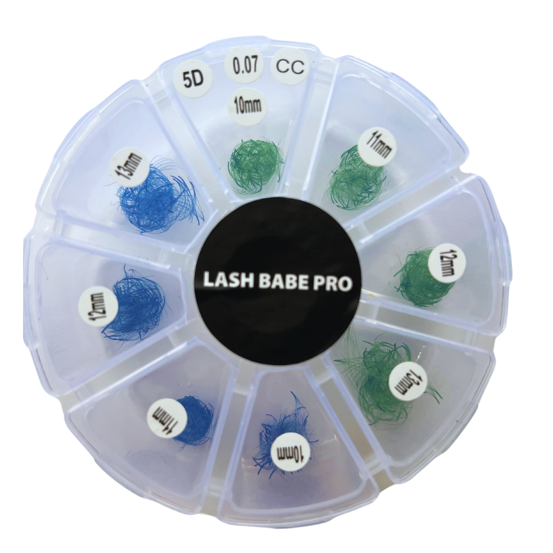 Coloured PRO fans BLUE/GREEN