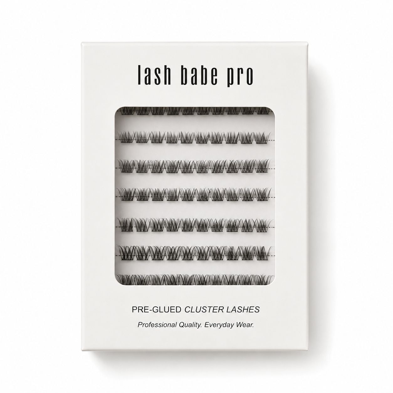 Pre-glued Lash Clusters “Natural Volume”