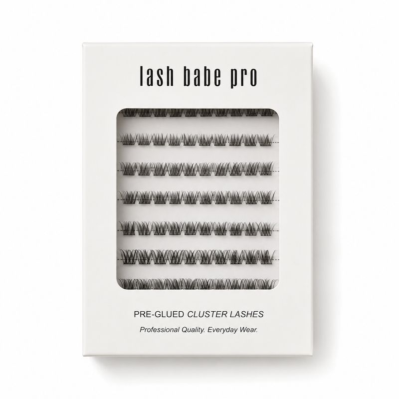 Pre-glued Lash Clusters “Natural Volume” Pre-glued Lash Clusters “Natural Volume”