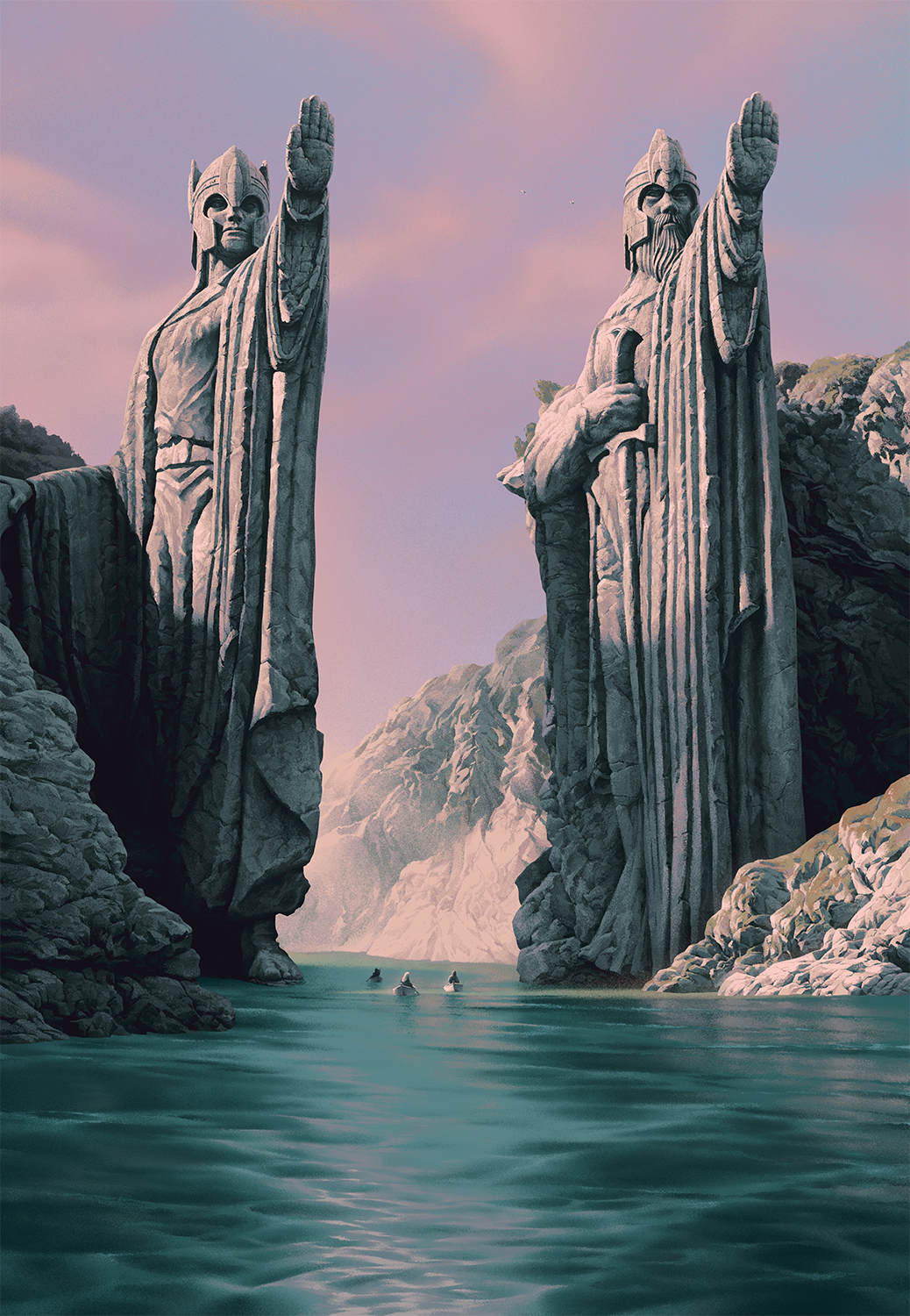 The Lord of the Rings : The Argonath (NO TITLES)