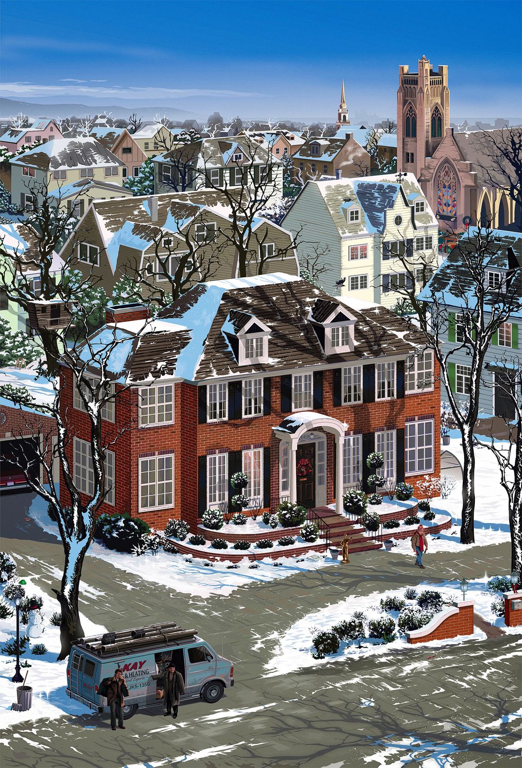 Home Alone 1990 poster: Day Edition