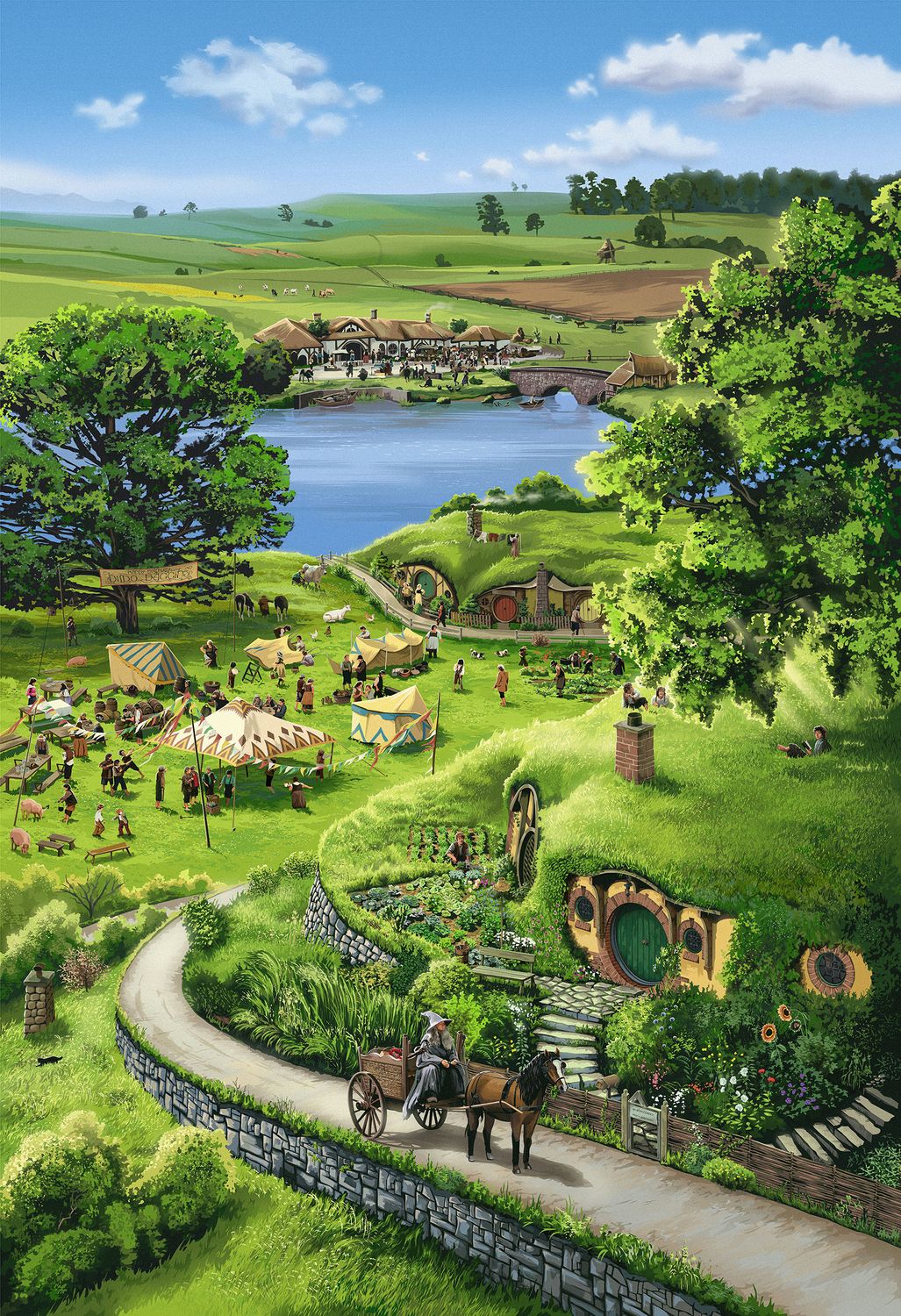 The Lord of the Rings: HOBBITON T.A. 3001 poster