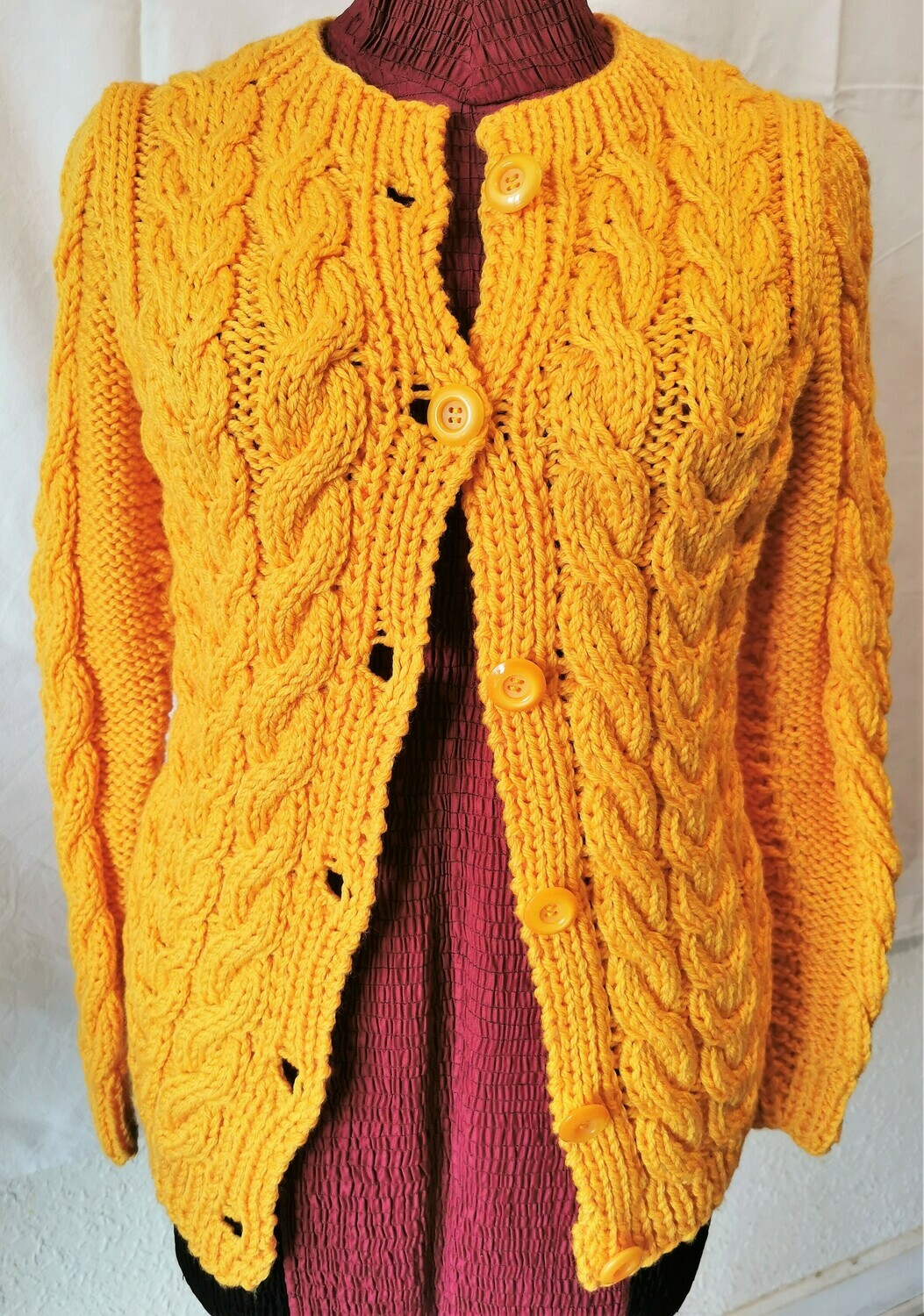 Jaquette longue et chaude (Jaune)