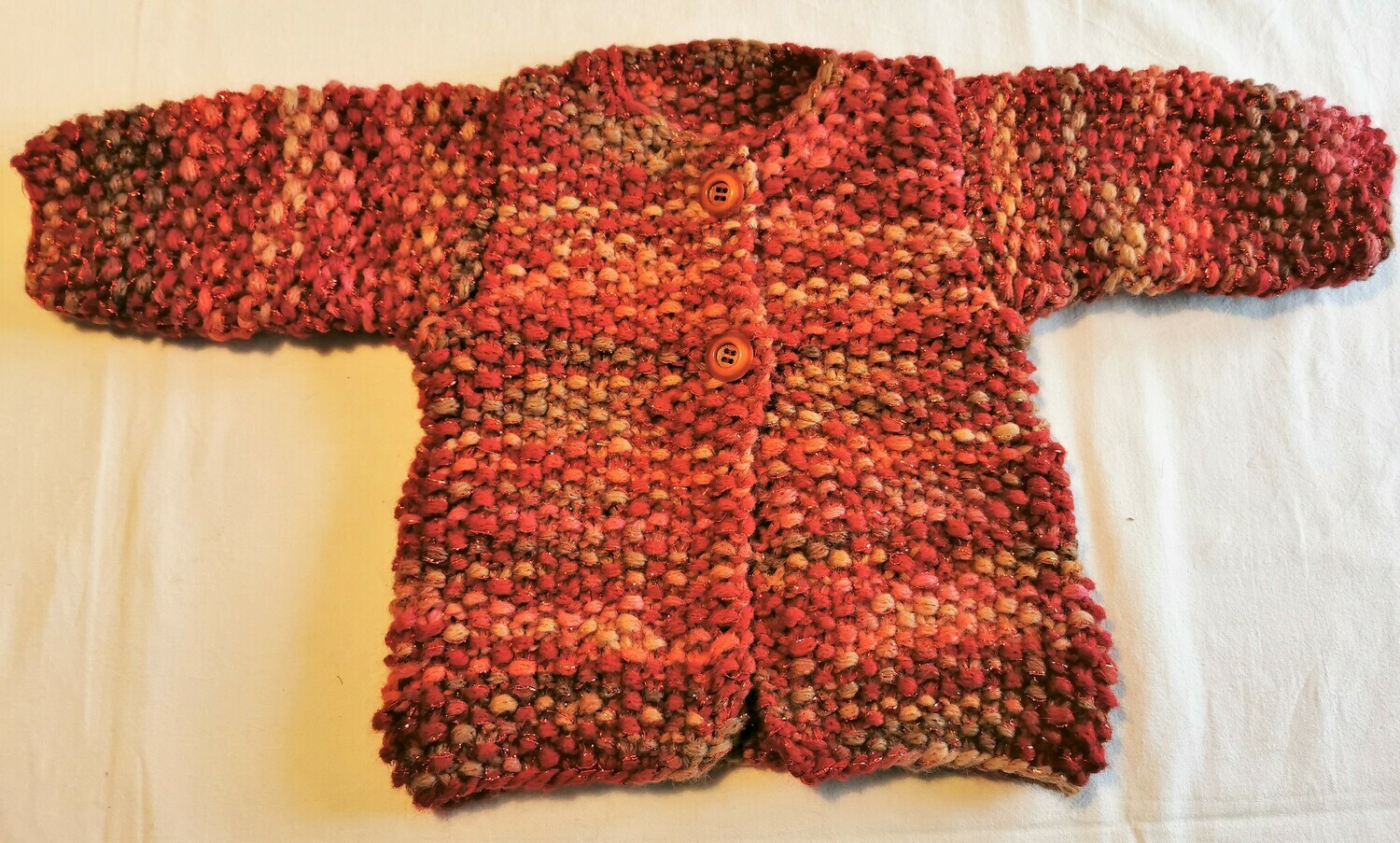 Jaquette chaude enfant (Orange - rouge)