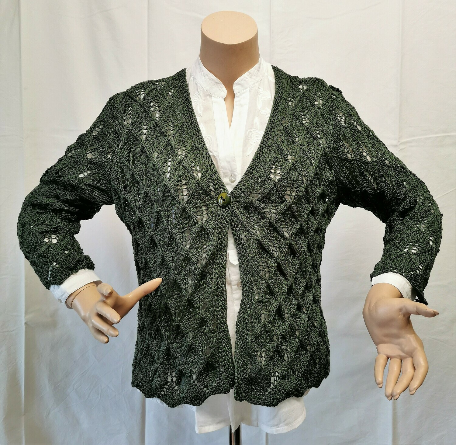 Jaquette style boléro (couleur vert olive)