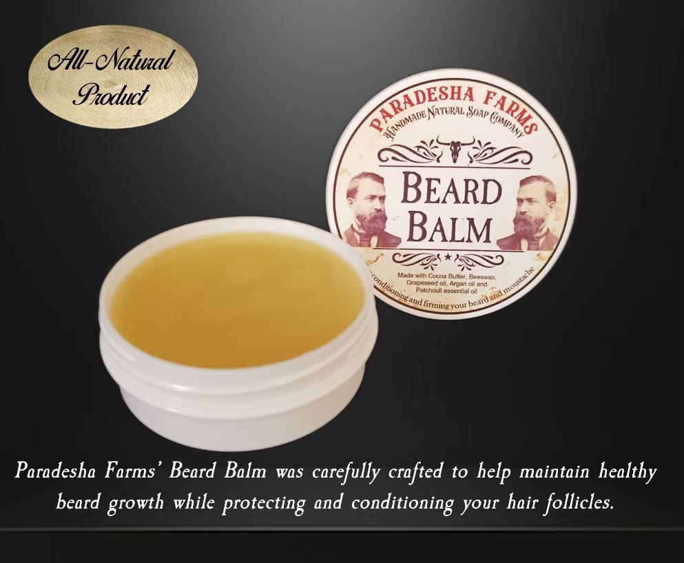 All-Natural Beard Balm - Beard and Mustache care (50gram jar)