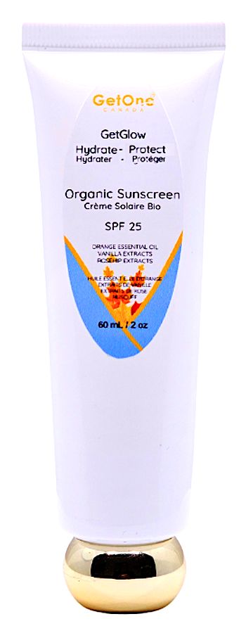 GetGlow Hydrate - Protect Organic Sunscreen SPF 25 60 g