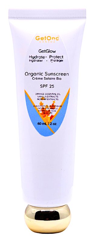 GetGlow Hydrate - Protect Organic Sunscreen SPF 25 60 g