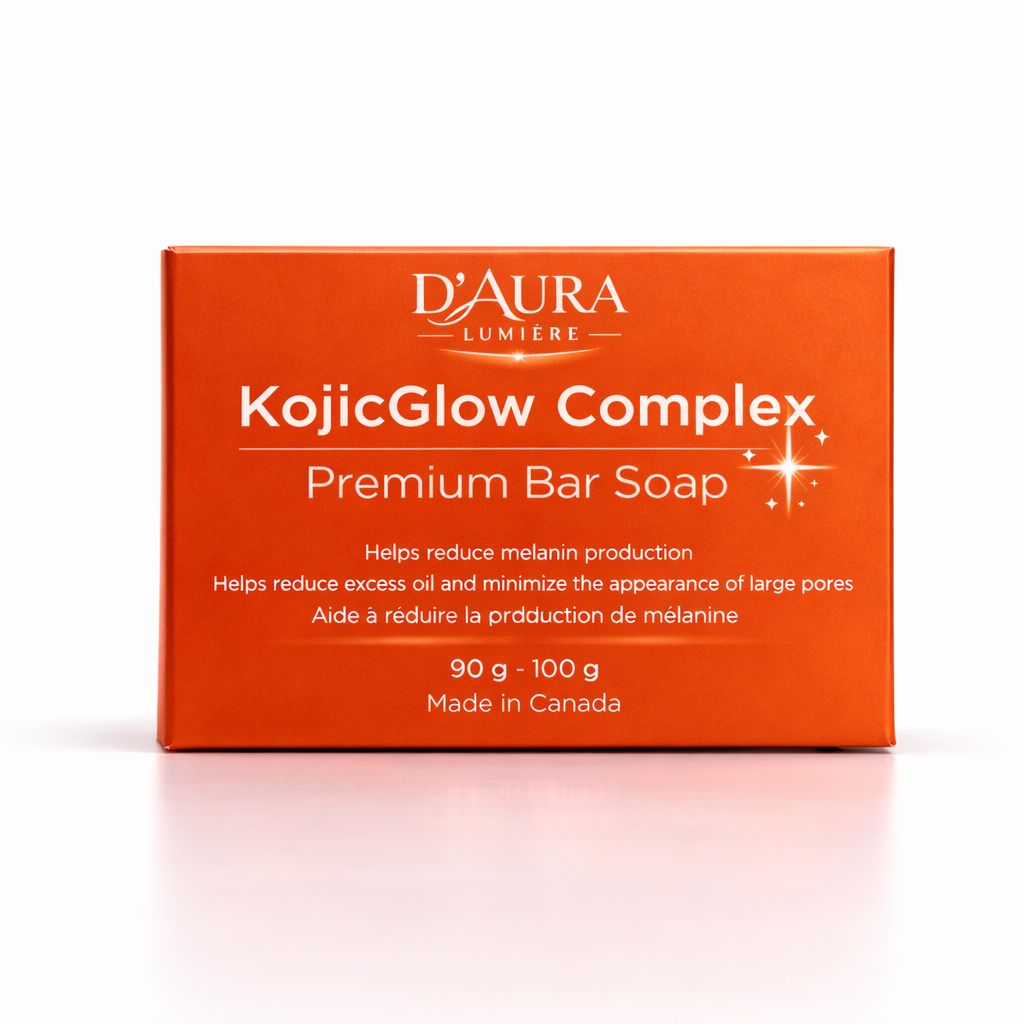 D’Aura Lumière KojicGlow Complex Premium Bar Soap (90–100 g)