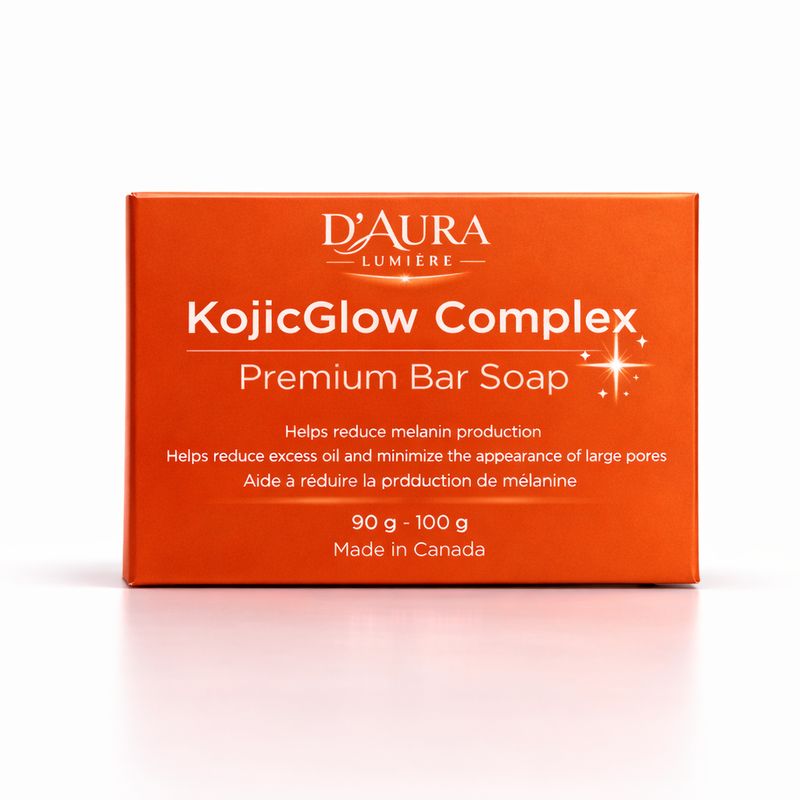 D’Aura Lumière KojicGlow Complex Premium Bar Soap (90–100 g)