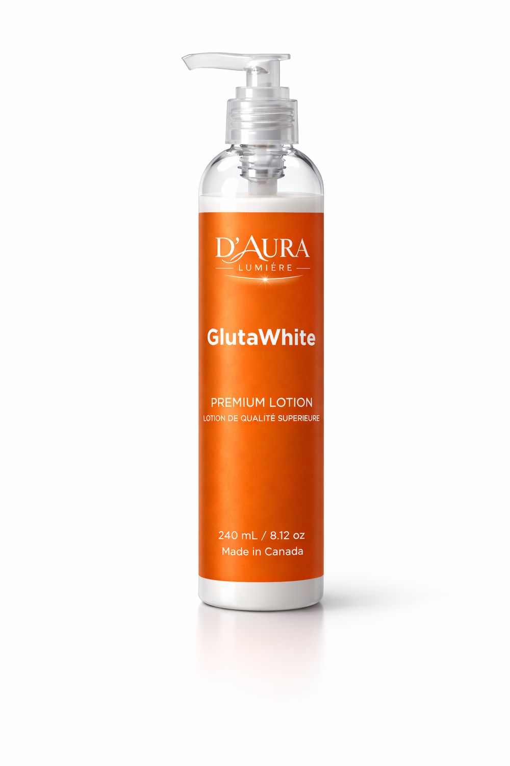 D’Aura Lumière GlutaWhite Premium Lotion (240 mL / 8.12 oz)