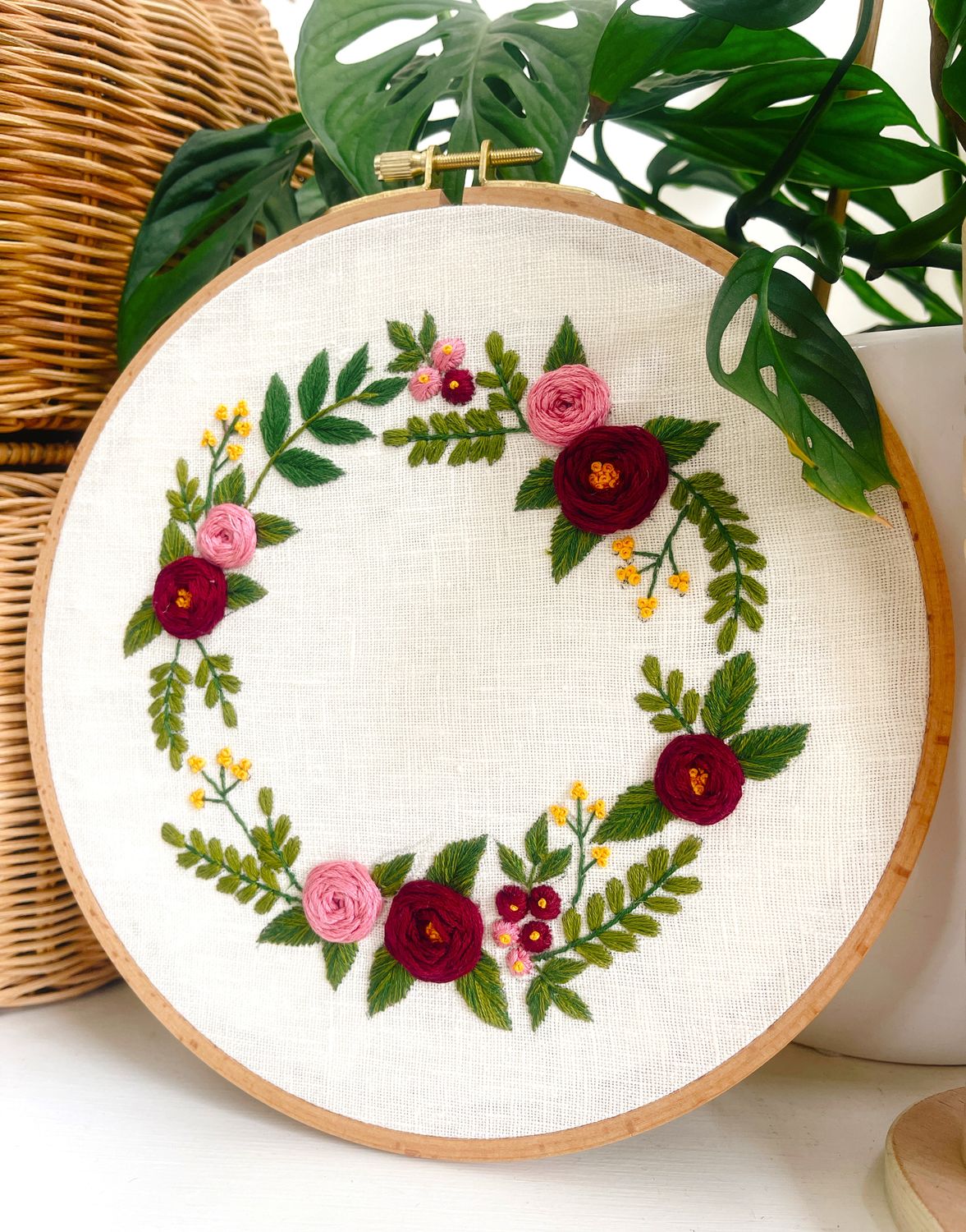 Hand Embroidery full kit “Delight Floral” design