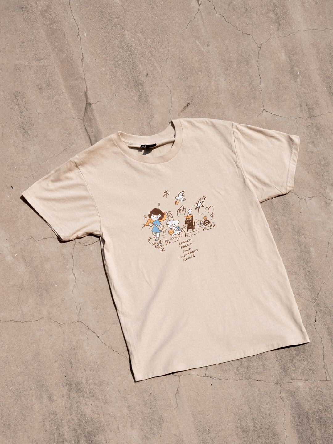 The Radish, “Rocco”, Some Soup, The Mushroom & The Flower T-Shirt