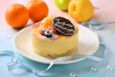 フランス風スポンジケーキ (カスタードクリーム）