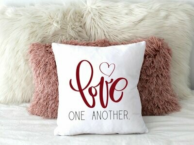 Love One Another Throw Pillow