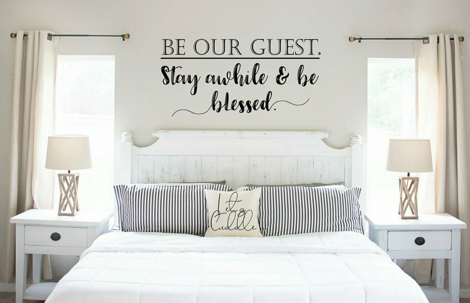 Be Our Guest Vinyl Wall Decal