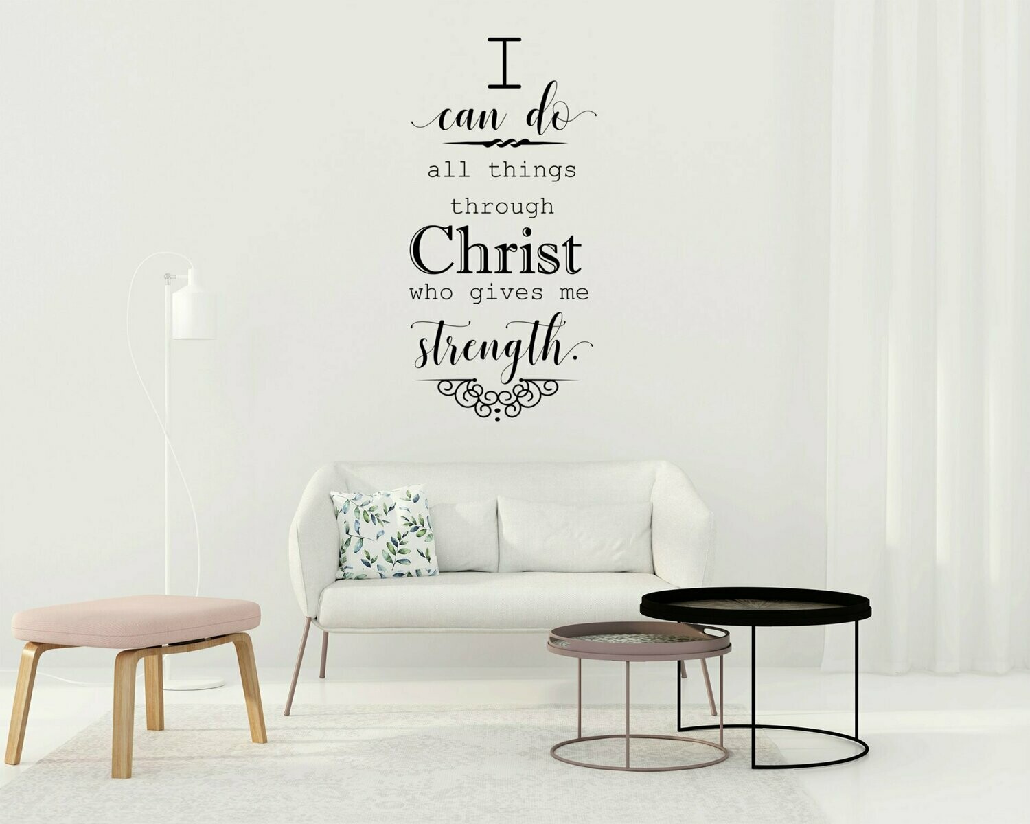 I Can Do All Things Vinyl Wall Decal