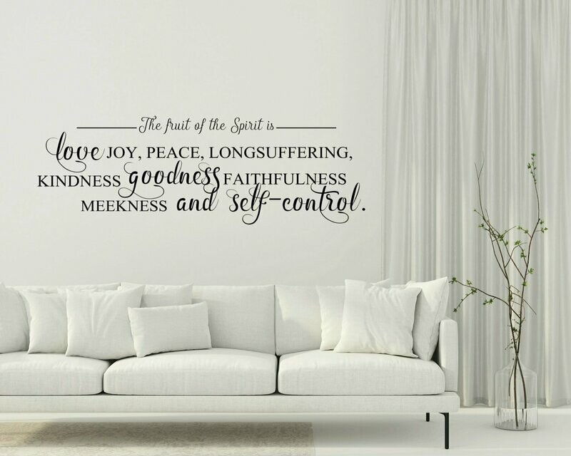 The Fruit of the Spirit Vinyl Wall Decal