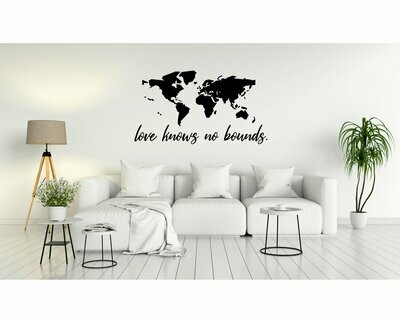 Love Knows No Bounds Vinyl Wall Decal