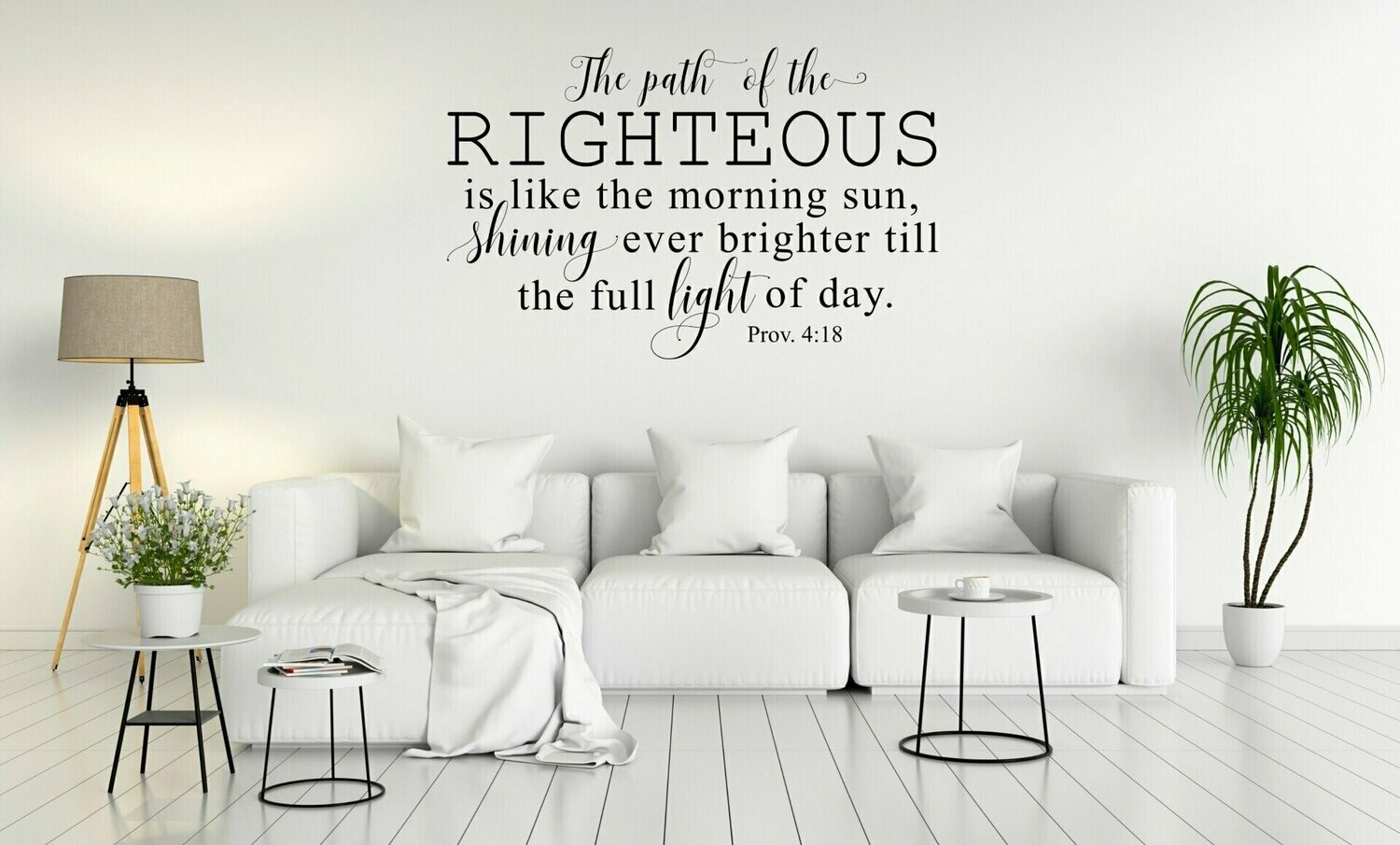 The Path of the Righteous Vinyl Wall Decal