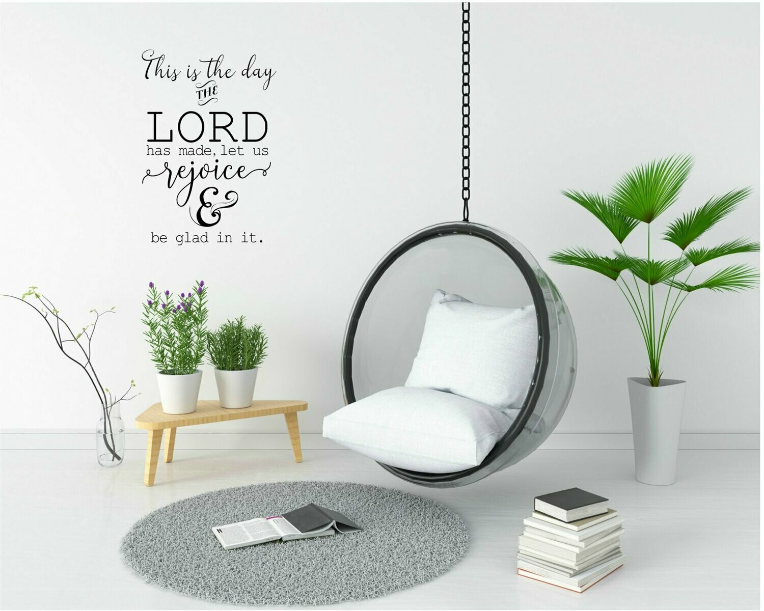This is the Day the Lord Has Made Vinyl Wall Decal