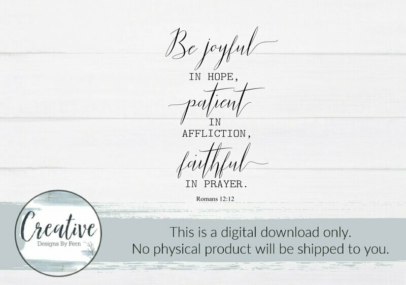 Be Joyful in Hope (Digital Download)