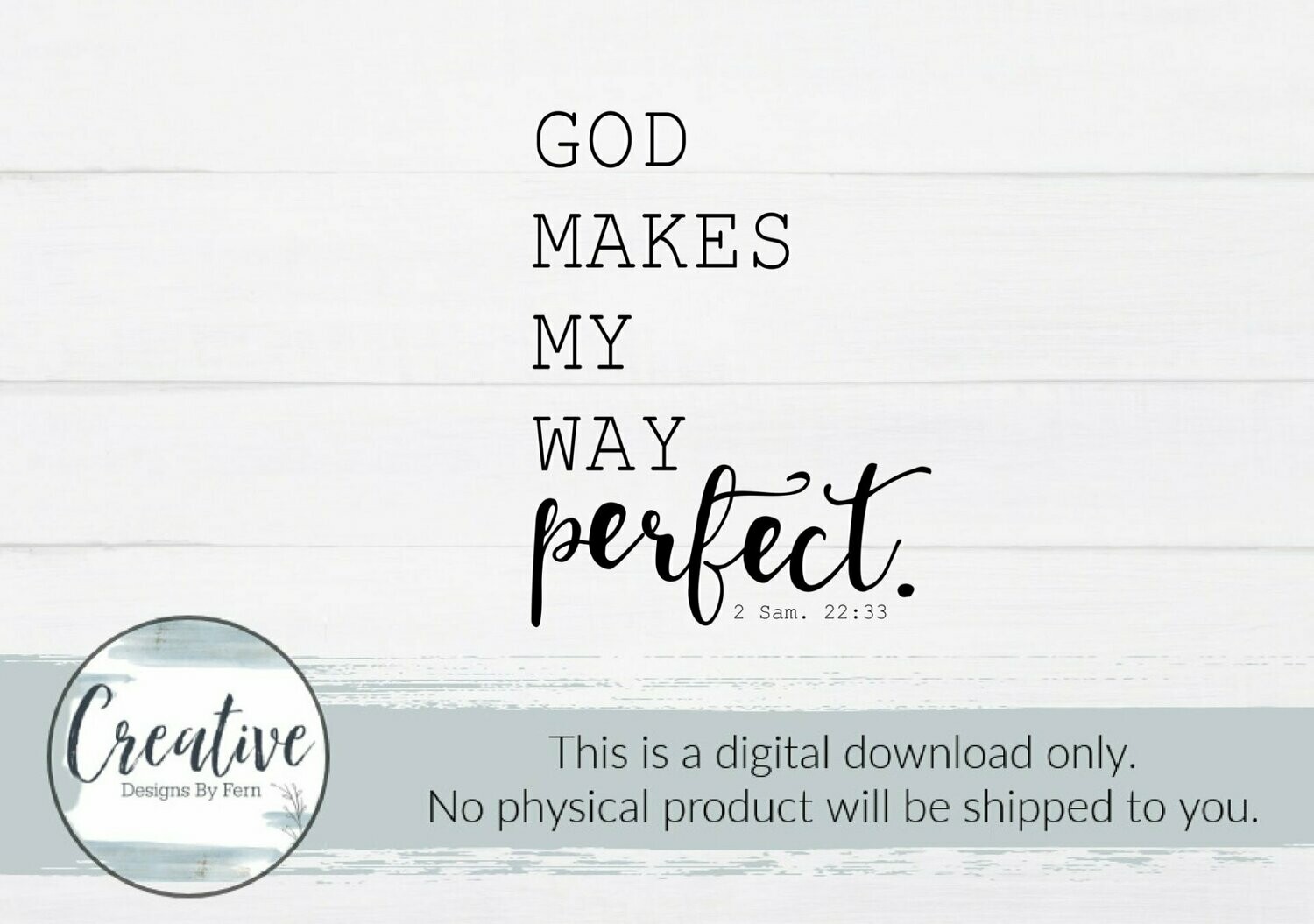 God Makes My Way Perfect (Digital Download)