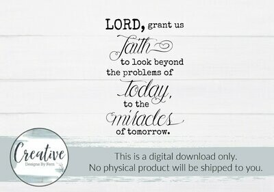 Lord Grant Us Faith... (Digital Download)