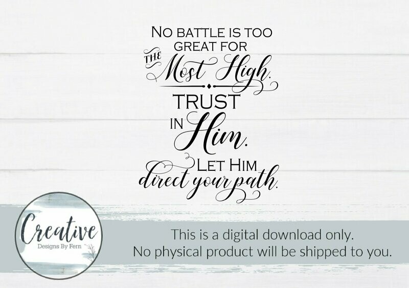 No Battle is Too Great... (Digital Download)